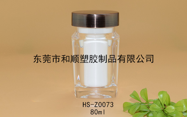 80ml片劑保健品高透方瓶 HS-Z0073 80ml片劑保健品高透方瓶 HS-Z0073